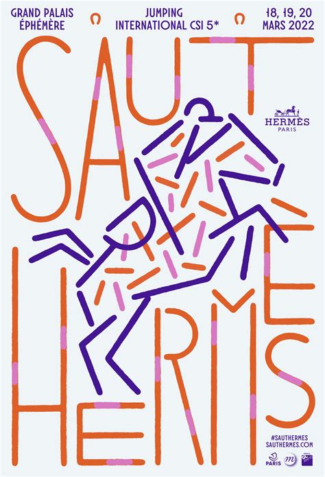 hermes affiche|Saut Hermès 2022 .